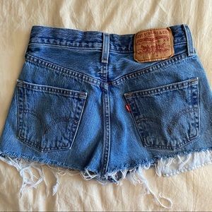 Levis 501 denim shorts